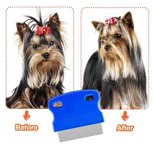 Five-Piece Pet Grooming Comb and Detail Brush Set