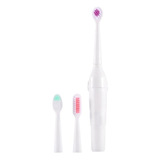Battery-Operated Pet Toothbrush with Extra Brush Heads