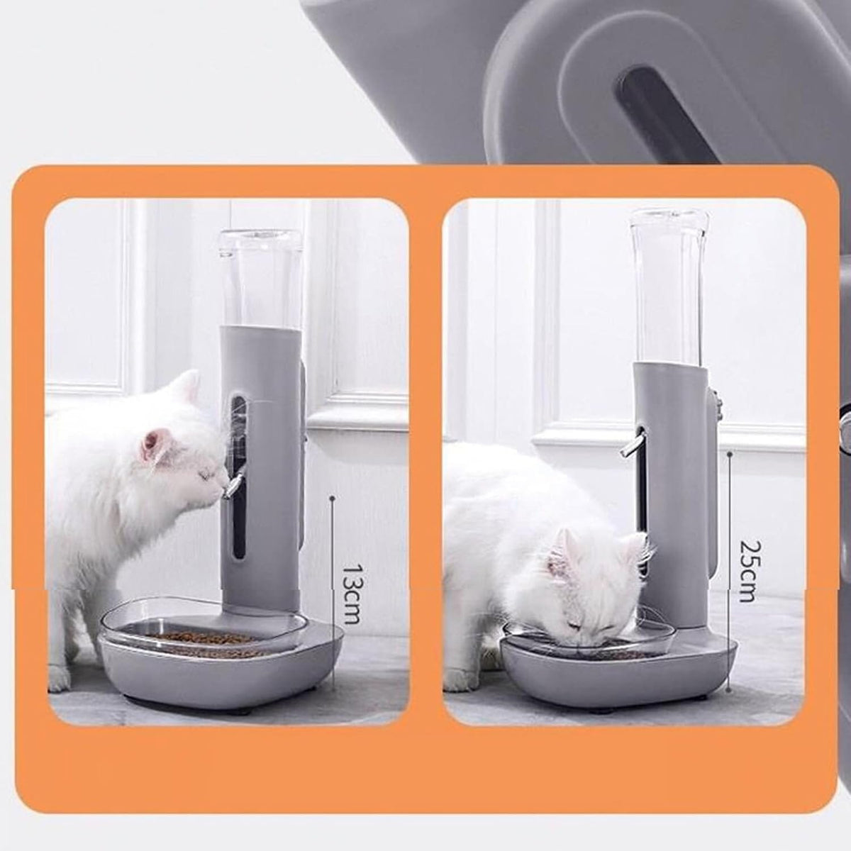 Height-Adjustable Pet Water Dispenser with Stand