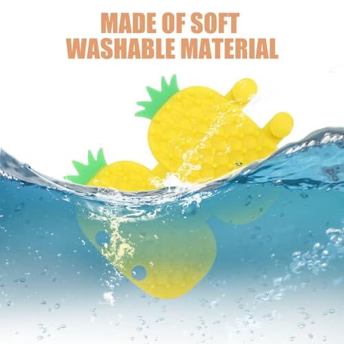 Pineapple-Shaped Silicone Cat Grooming Brush