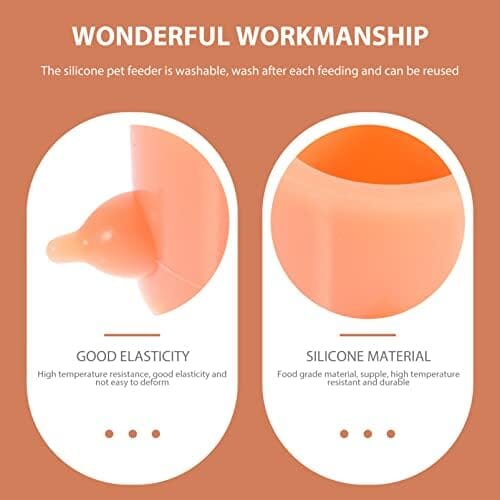 Four-Nipple Silicone Milk Feeder for Puppies and Kittens